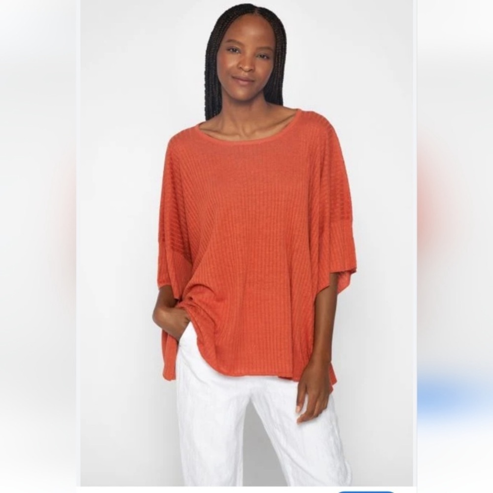 Kinross Ribbed Tunic Knit Top